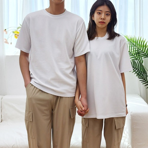 EY433_남녀공용 시원한 엠보 반팔 티셔츠